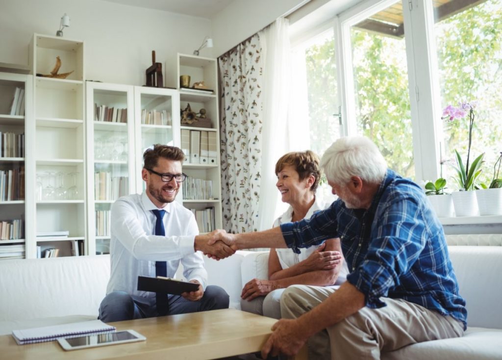 In home meeting with a Retirement Plan Advisor