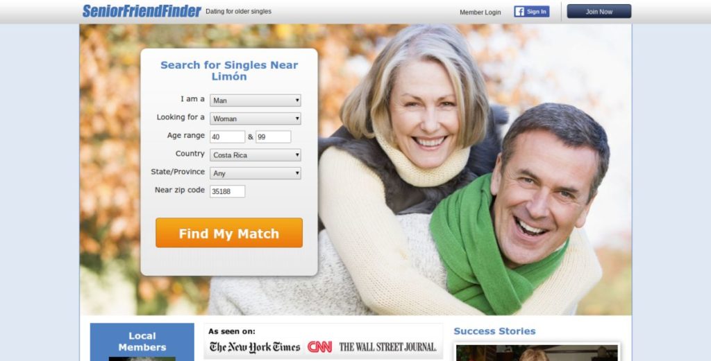 Senior Friend Finder for Senior citizens